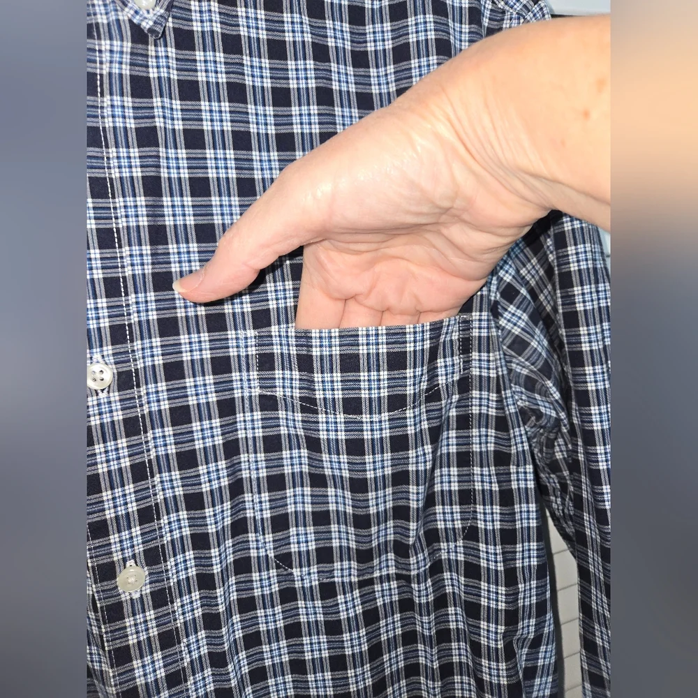J.Crew Men's M Slim Fit Checkered Shirt